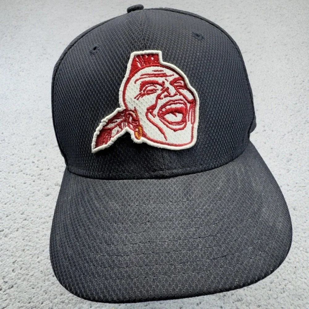 Atlanta‎ Braves Hat Cap 7 1/2 Chief Noc-A-Homa Savage New Era MLB 2013 Baseball